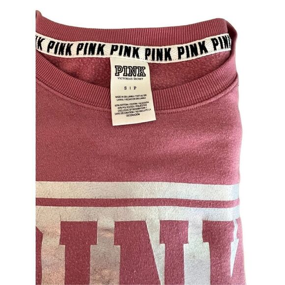 Victorias Secret Shirt Women’s Long Sleeve Size S/P Pink - Picture 3 of 5